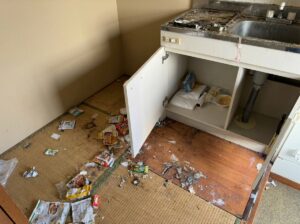 佐賀県上峰町1KマンションK様のゴミ屋敷片付け事例