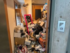 熊本県熊本市1KマンションU様のゴミ屋敷片付け事例