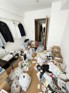 高知県中土佐町1KアパートN様のゴミ屋敷片付け事例