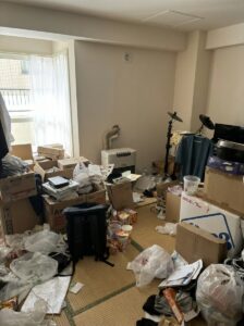 高知県越知町3LDKマンションM様のゴミ屋敷片付け事例