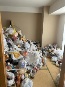 高知県大月町3LDK戸建てI様のゴミ屋敷片付け事例