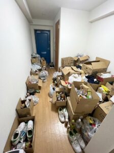高知県黒潮町2DKアパートS様のゴミ屋敷片付け事例