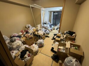 福岡県大牟田市3LDKマンションF様のゴミ屋敷片付け事例
