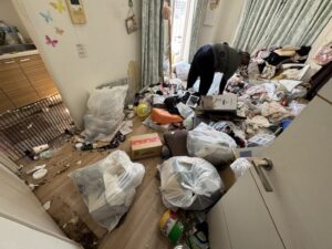 高知県土佐市1KマンションW様のゴミ屋敷片付け事例