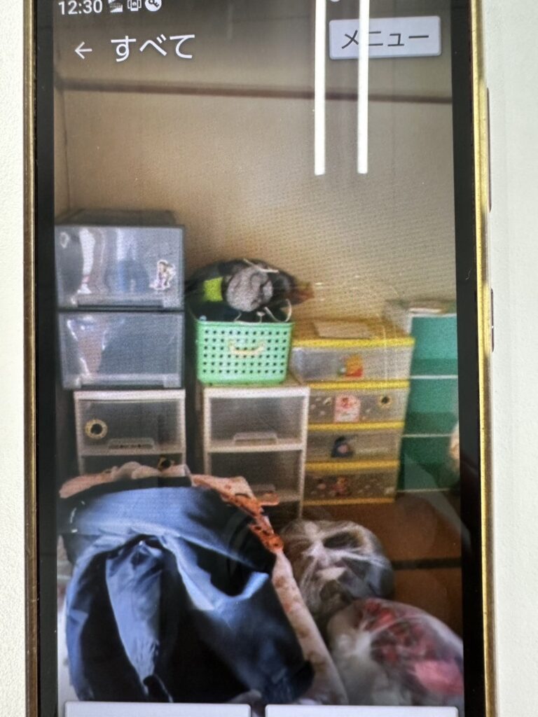 愛媛県今治市1DKマンションM様のゴミ屋敷片付け事例 Before