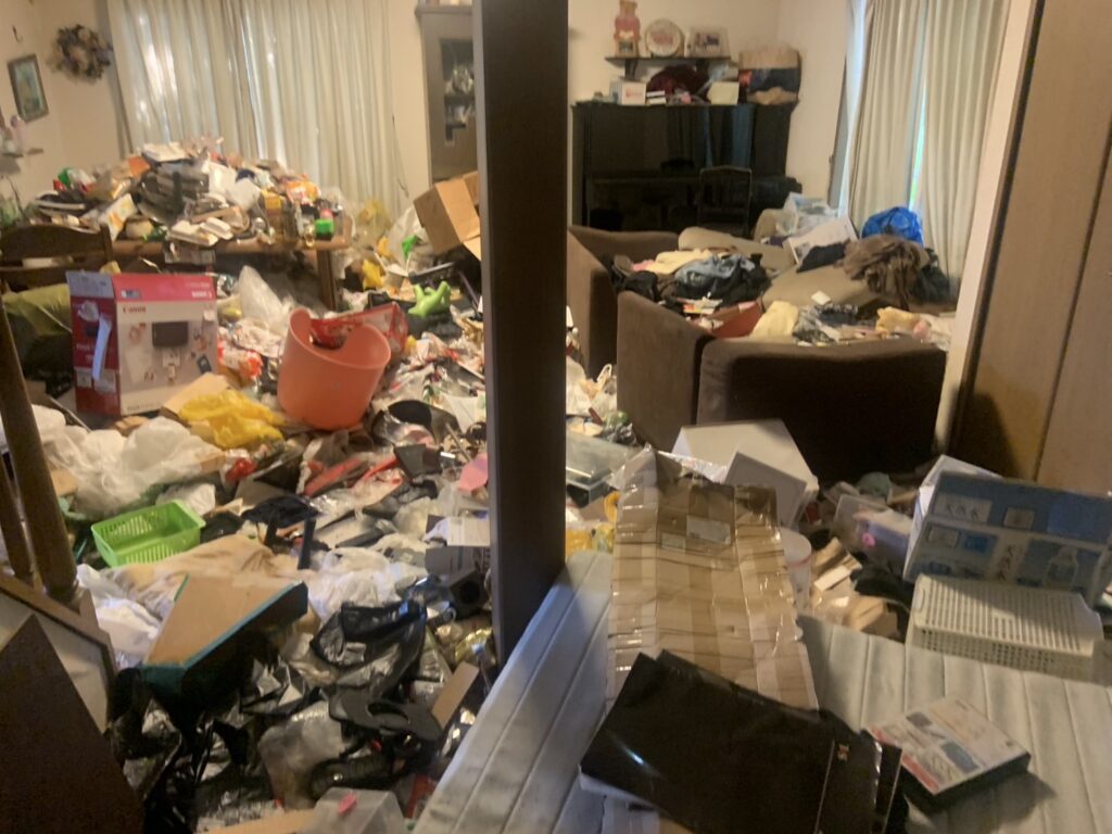 愛媛県西条市2DK戸建てH様のゴミ屋敷片付け事例 Before