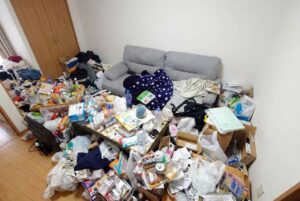 長崎県平戸市1DKアパートN様のゴミ屋敷片付け事例