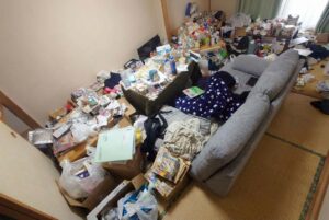 熊本県八代市3LDKマンションI様のゴミ屋敷片付け事例
