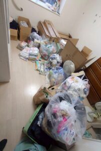 熊本県菊池市2DKマンションY様のゴミ屋敷片付け事例