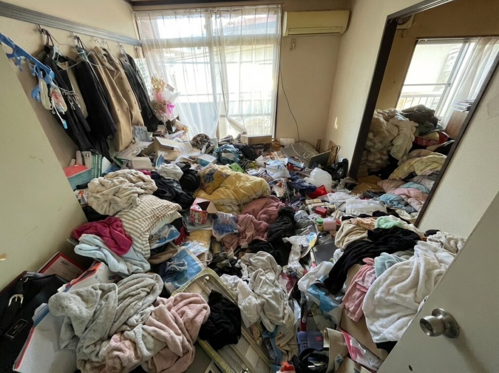 鹿児島県出水市5LDK以上戸建てS様のゴミ屋敷片付け事例 Before