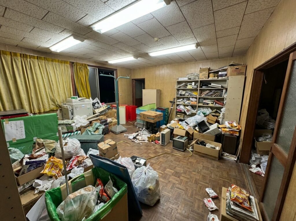 宮崎県門川町5LDK以上戸建てY様のゴミ屋敷片付け事例 Before