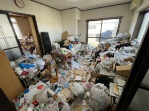 鹿児島県西之表市3LDKマンションK様のゴミ屋敷片付け事例