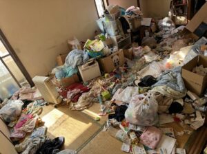宮崎県西都市2DKマンションY様のゴミ屋敷片付け事例