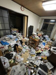 鹿児島県垂水市2DK戸建てN様のゴミ屋敷片付け事例