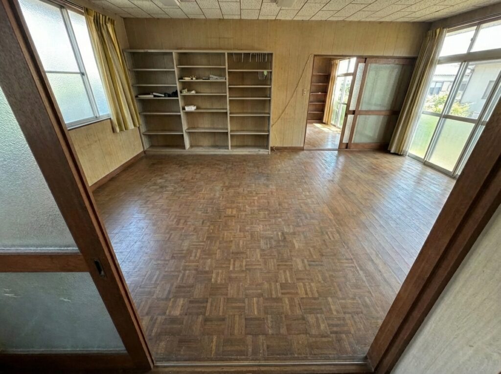 宮崎県諸塚村1DKアパートR様のゴミ屋敷片付け事例 After