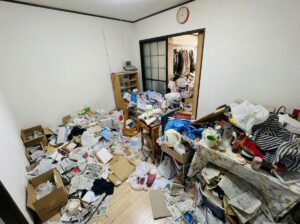 鹿児島県指宿市1KアパートI様のゴミ屋敷片付け事例
