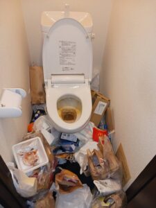 宮崎県日之影町1DKマンションT様のゴミ屋敷片付け事例