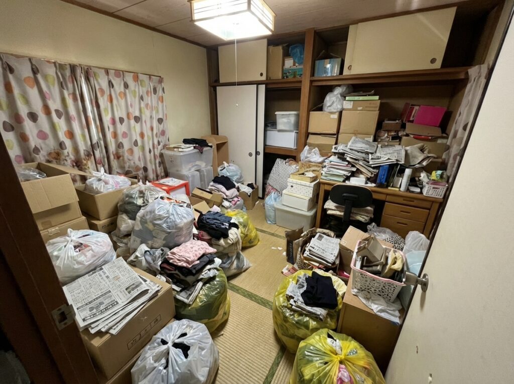 ゴミ屋敷片付け｜北海道函館市2KアパートＡ.Ｔ様の作業事例 Before