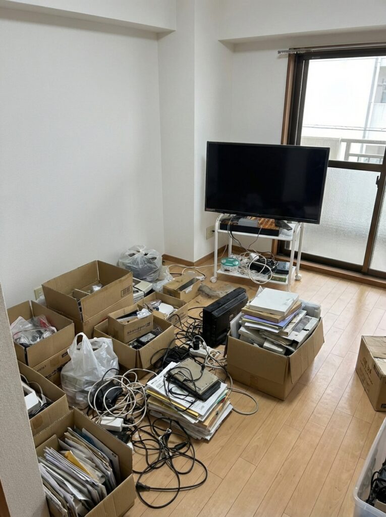 ゴミ屋敷片付け｜北海道新篠津村4LDK二世帯住宅Ｈ.Ｈ様の作業事例 Before