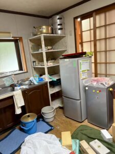 特殊清掃｜山形県河北町2LDK戸建て（一軒家）Ｏ.Ａ様の作業事例