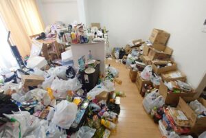 ゴミ屋敷片付け｜岡山県吉備中央町1DKマンションＵ.Ｎ様の作業事例