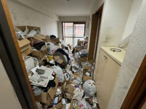 ゴミ屋敷片付け｜岡山県和気町1LDKマンションＵ.Ｔ様の作業事例