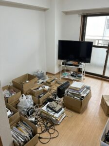 ゴミ屋敷片付け｜岡山県里庄町4LDKマンションＮ.Ｍ様の作業事例