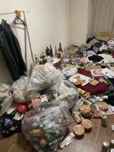 ゴミ屋敷片付け｜広島県呉市1DKアパートＯ.Ｈ様の作業事例