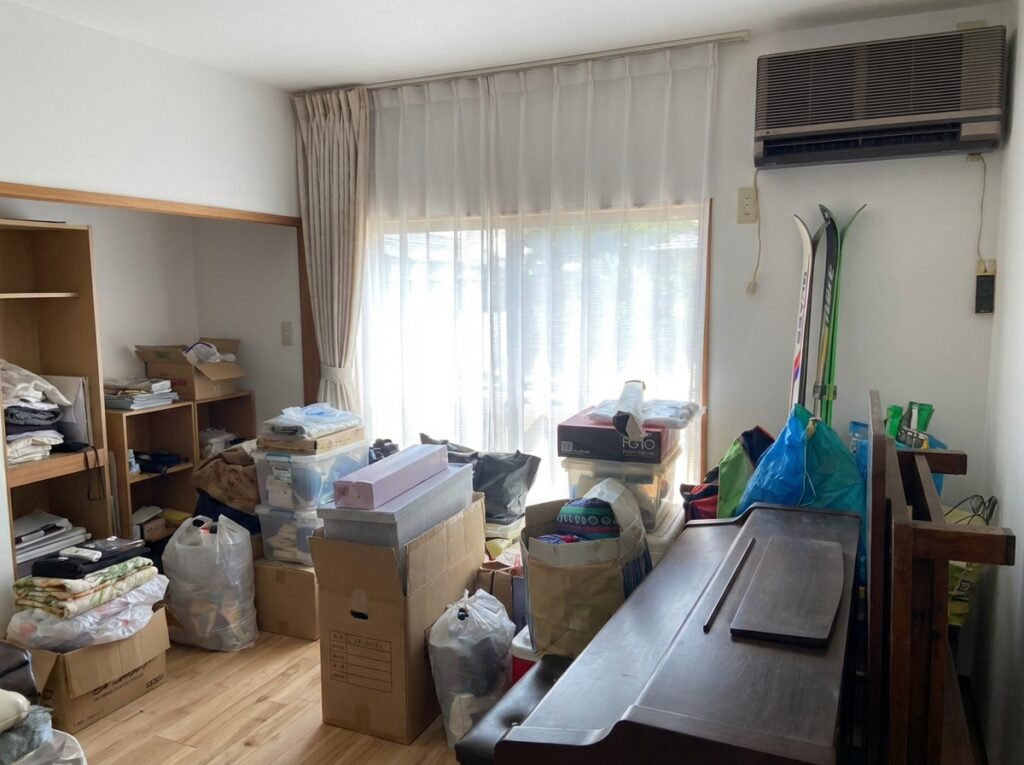 ゴミ屋敷片付け｜広島県安芸高田市1DKマンションＹ.Ｙ様の作業事例 Before