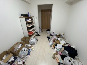 ゴミ屋敷片付け｜広島県府中市2KアパートＹ.Ｍ様の作業事例