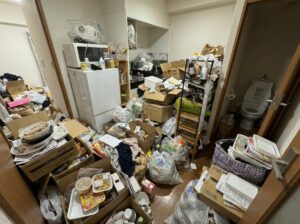 ゴミ屋敷片付け｜東京都檜原村1DKマンションＭ.Ｙ様の作業事例