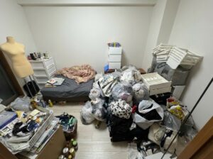 ゴミ屋敷片付け｜長野県飯綱町2KアパートＴ.Ｒ様の作業事例