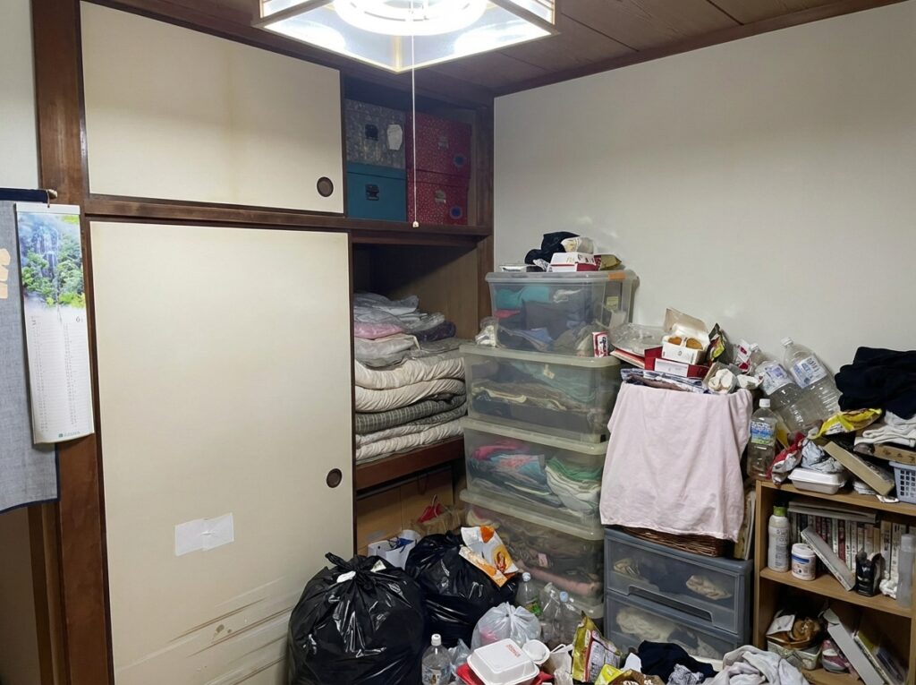 鹿児島県奄美市5LDK以上戸建てN様のゴミ屋敷片付け事例 Before