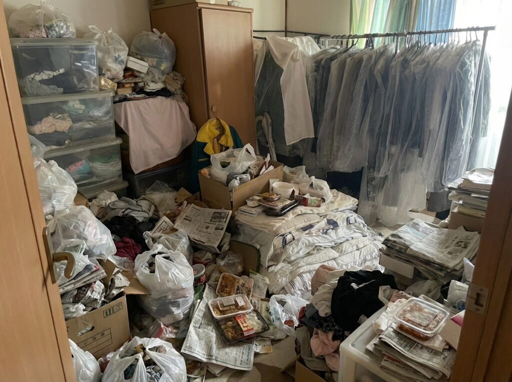 鹿児島県姶良市5LDK以上戸建てT様のゴミ屋敷片付け事例 Before