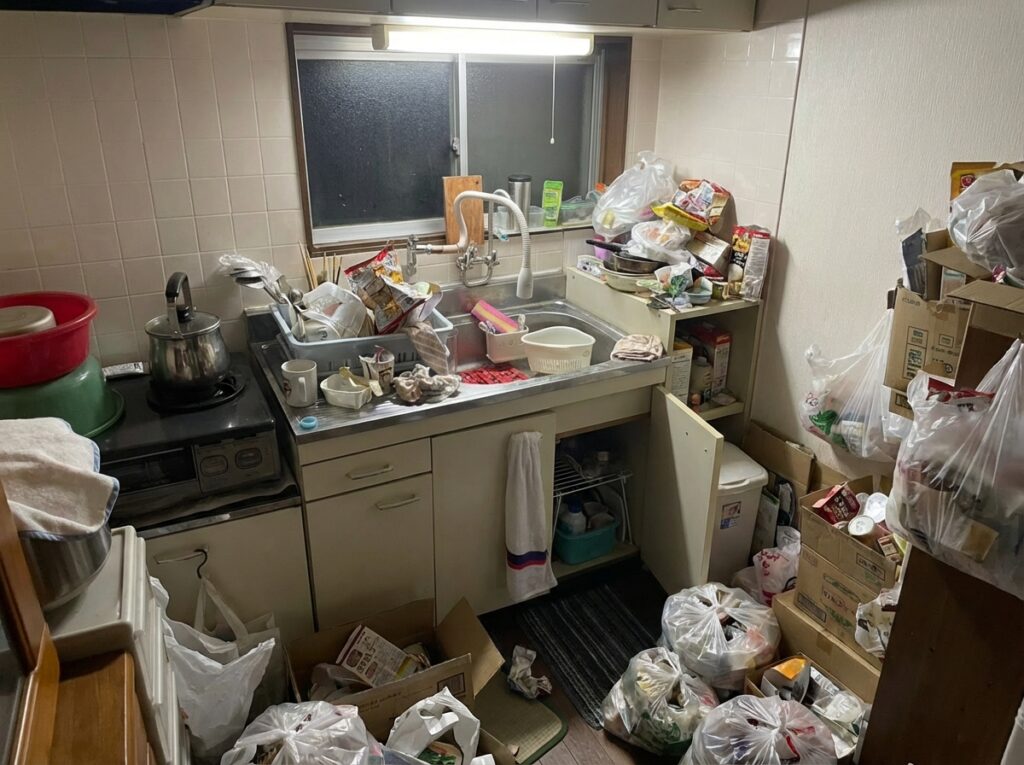 鹿児島県十島村5LDK以上戸建てY様のゴミ屋敷片付け事例 Before