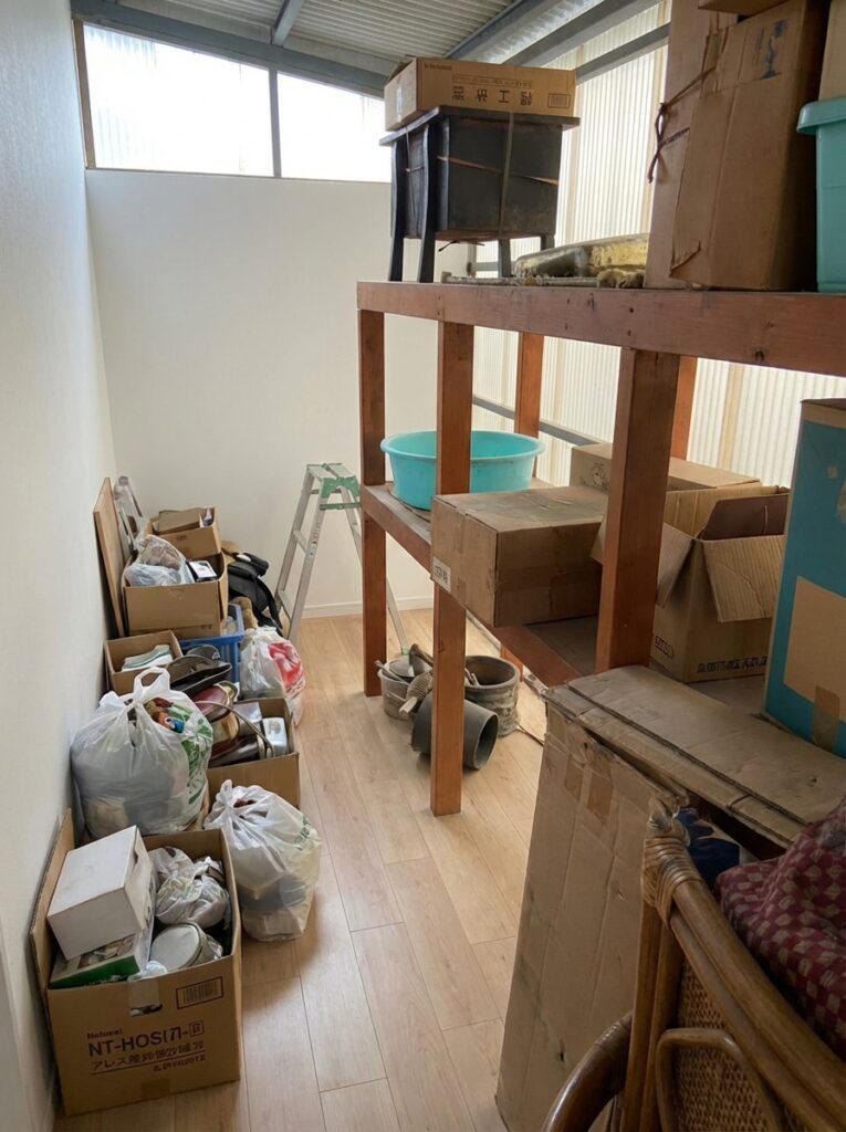 鹿児島県大崎町1LDKマンションK様のゴミ屋敷片付け事例 Before