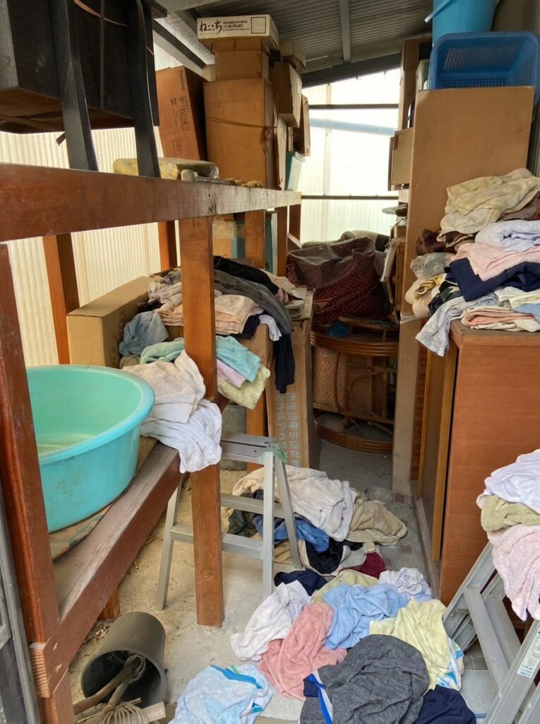 鹿児島県東串良町3LDK戸建てS様のゴミ屋敷片付け事例 Before