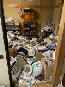 鹿児島県南大隅町1LDKアパートN様のゴミ屋敷片付け事例