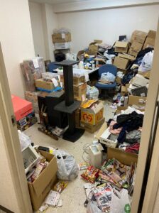 鹿児島県徳之島町1LDKマンションM様のゴミ屋敷片付け事例