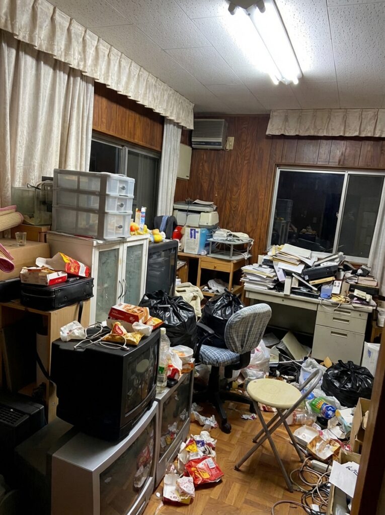沖縄県糸満市4LDK戸建てN様のゴミ屋敷片付け事例 Before