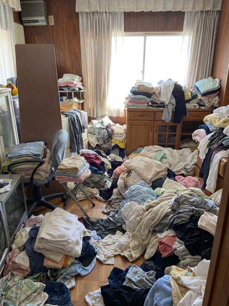 沖縄県沖縄市4LDK戸建てF様のゴミ屋敷片付け事例 Before