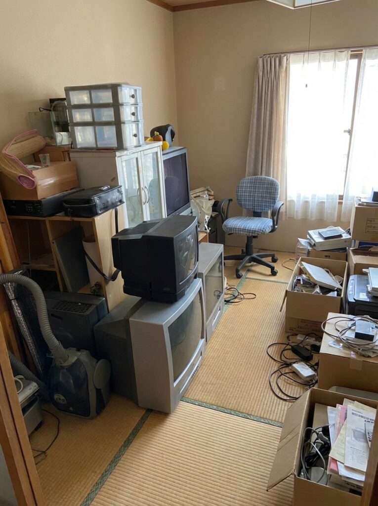 沖縄県沖縄市2LDKアパートY様のゴミ屋敷片付け事例 Before