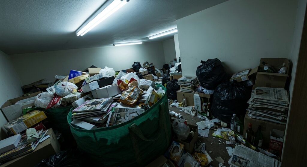 沖縄県本部町2DK戸建てO様のゴミ屋敷片付け事例 Before