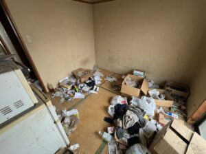 北海道札幌市北区1DKアパートH様のゴミ屋敷片付け事例
