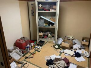 北海道旭川市1KマンションM様のゴミ屋敷片付け事例
