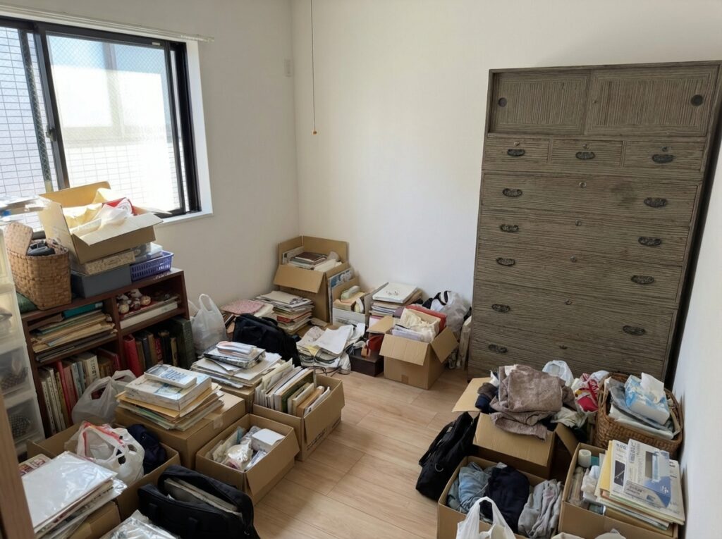 北海道北見市2DKマンションM様のゴミ屋敷片付け事例 Before