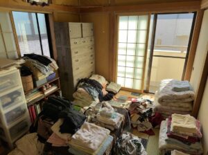 北海道夕張市2LDKアパートN様のゴミ屋敷片付け事例