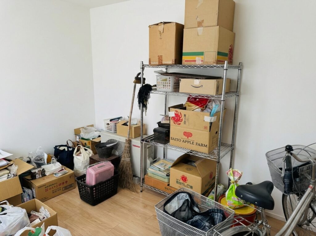 北海道岩見沢市4LDK戸建て（一軒家）T様のゴミ屋敷片付け事例 Before