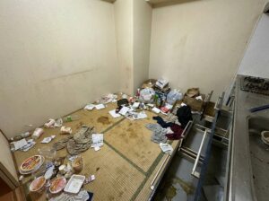 北海道紋別市1KアパートT様のゴミ屋敷片付け事例