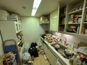 北海道歌志内市2DKマンションO様のゴミ屋敷片付け事例